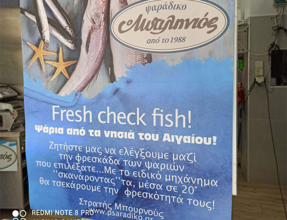 Έλεγχος Φρεσκάδας ψαριών-psaradiko.gr